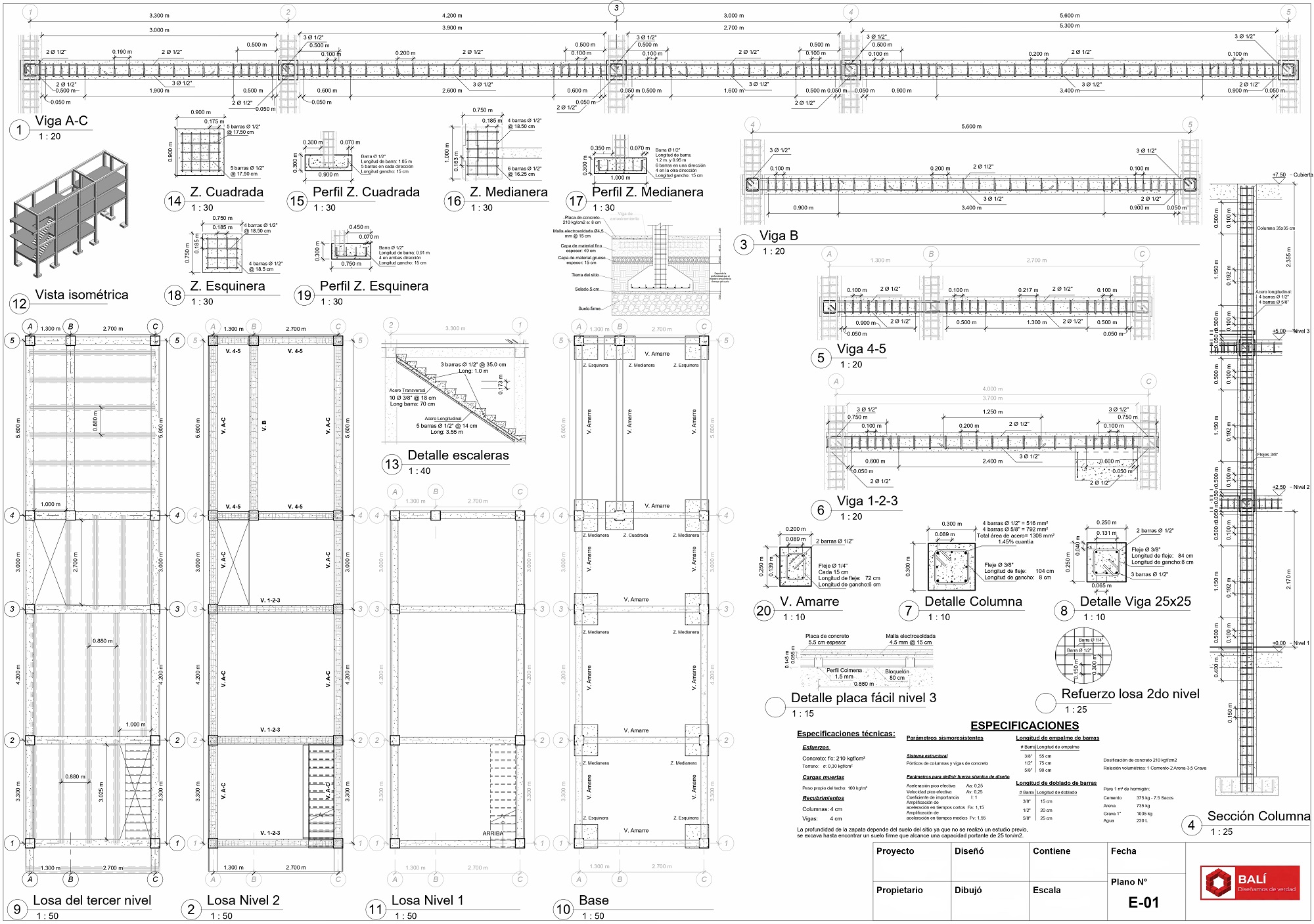 Diseño estructural de una vivienda